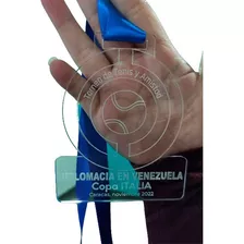 Medallas En Acrilico 6 Cms Eventos Graduaciones Premiaciones