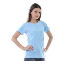 Camiseta Feminina Básica 100% Algodão Caimento Perfeito