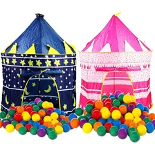 Castillo Pelotero + 50 Pelotas Casita Carpa Plegable Niño