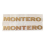 Montero Mitsubishi 2400 Calcomanas Y Emblemas Mitsubishi MONTERO GLX