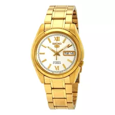 Reloj Automatico Seiko 5 Automatico Snkl58 Dorado Wr