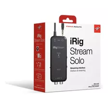 Interfaz De Audio Streaming Irig Stream Solo Ik Multimedia