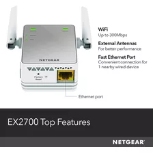 Repetidor Extensor Amplificador Wifi Netgear 300mbps 2.4ghz