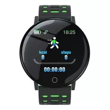 Smartwatch Gizmo Lotus Pantalla 1.3' Negro + Verde Color De La Caja Blanco Color De La Malla Negro/verde