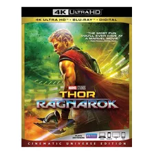 Thor Ragnarok Edition Cinematic Película 4k Uhd + Blu-ray Disney 4k Uhd + Blu-ray + Copia Digital