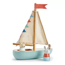 Tender Leaf Toys - Sailaway Boat - Juego Educativo De Barco