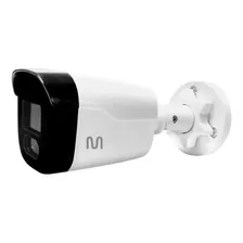 Camera Full Color Externa 1080p Bullet Giga Metal Ip66 Metal Cor Branco