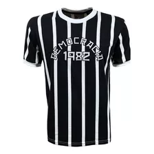 Camisa Retrô Corinthians Democracia 1982 Masculina Oficial