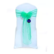 Mds 125 unidades Lazos De Organza Para Silla Arco Faja Para