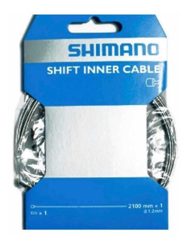 2x Cable/piola De Cambio Shimano 1.2x2.000mm Acero Inox