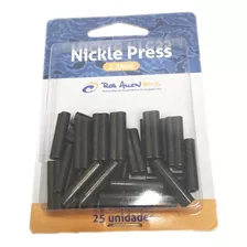 Anilha Nickle Press Estriado Rob Allen 2,2mm 25un