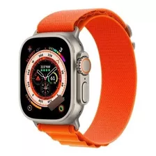 Apple Watch Ultra Titanio De 49 Mm Correa Alpine Naranja