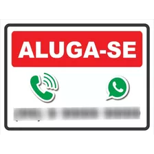 Placa De Sinalização | Aluga-se | 30x20