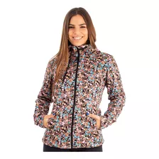 Campera Canguro Retro Floral Printed (neg) Roxy