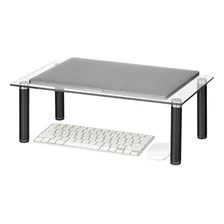 Mdesign Mesa De Plataforma De Vidrio Plano, Estante Elevado.