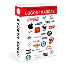 Pack Vectores Logos Marcas Editables Sublimacion Laser Cnc