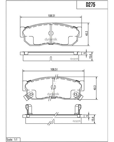 Balatas Bajos Metales Del Pulsar Nx L4 1.6l 85/90 Dynamik Foto 2