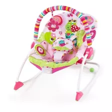 Silla Mecedora Para Bebé Bright Starts Raspberry Garden Infant To Toddler Rocker 10125-es Rosa