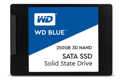 Disco Sólido Interno Western Digital  Wds250g2b0a 250gb Azul
