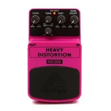Behringer Hd-300 Heavy Distortion Guitarra Distorsion Color Rosa