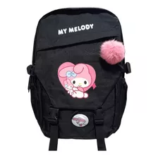 Mochila Sanrio, Kuromi, My Melody, Cinnamroll Y Hello Kitty