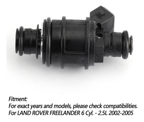 6 Inyectores De Combustible Para Land Rover Freelander 2.5l Foto 4