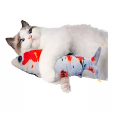 Peixe Que Mexe Elétrico Brinquedo Pet Usb Pet Gato Cachorro