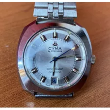 Antiguo Reloj Cyma Conquistador Mecánico Automático