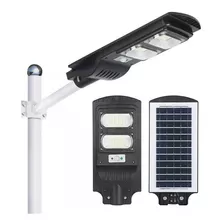 Lámpara Led Solar 60w Luminaria Suburbana Alumbrado Publico