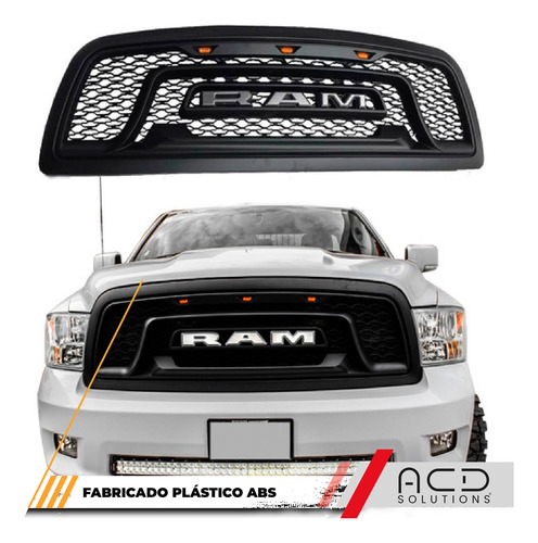 Parrilla Led Tipo Dodge Ram 1500 2009 2010 2011 2012 2013 Foto 3