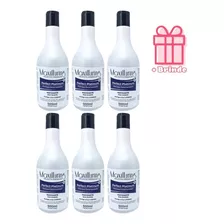 6x Shampoo Roxo Desamarelador Matizante Maxilluring 500ml