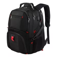 Mochila De Viaje Yorepek Rs-a1 Para Laptop 17 Pulgadas Escolar Antirrobo Impermeable 50l Negra