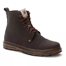 Coturno Bota Masculina Casual Social Zíper Lateral 