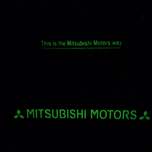 Porta Placas Mitsubishi Reflejante Cubre Pijas Kit Foto 4