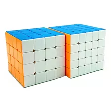 Kit Cubo Mágico Quebra Cabeça Profissional Moyu 4x4 E 5x5