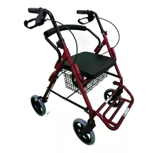 Caminador De 4 Ruedas Plegable Con Descansapies - Tme965lhb