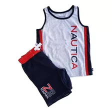 Conjunto Niño 3 Años Short Musculosa Nautica 