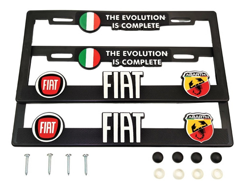 Porta Placas Fiat Camioneta Auto Camion Cubre Pijas Kit Foto 7