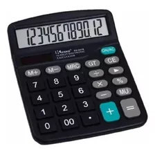 Calculadora De Mesa - 12 Digitos Cor Preta - Kenko