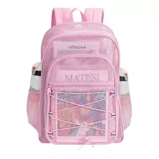 Mochila De Viaje De Malla Pesada Para Hombre Mujer