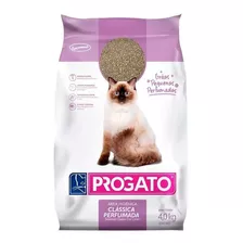 Areia Higiênica Progato Clássica Pequena Perfumada 4kg X 4kg De Peso Neto