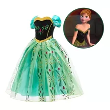 Disfraz De Princesa Anna Para Niña Frozen Party Cumpleaños