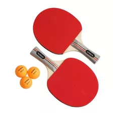 Raquete Tênis De Mesa Ping Pong 2 Raquete 3 Bolas Atrio