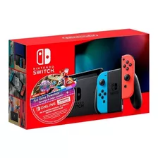 Consola Nintendo Switch 2019 Neon Bundle Mario Kart 8