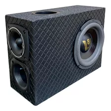 Caixa Som Automotivo Oestesom Slim 400w Rms Driver Subwoofer