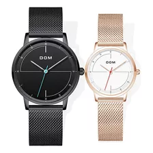 Relojes Dom Para Hombre Y Mujer, Relojes Para Pareja, Minima