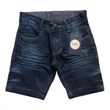 Bermuda Jeans Masculino Infantil Menino Tamanho 4 6 8 Anos