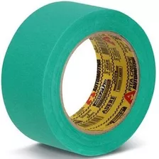 Fita Crepe Automotiva 525 Verde 48mm X 50m Adere Liso