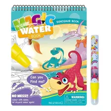 Libro Para Colorear Mágico Agua Wow Varios Dibujito