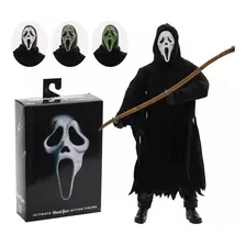 Boneco Pânico Scream Ghost Face 18cm Action Figure Completo